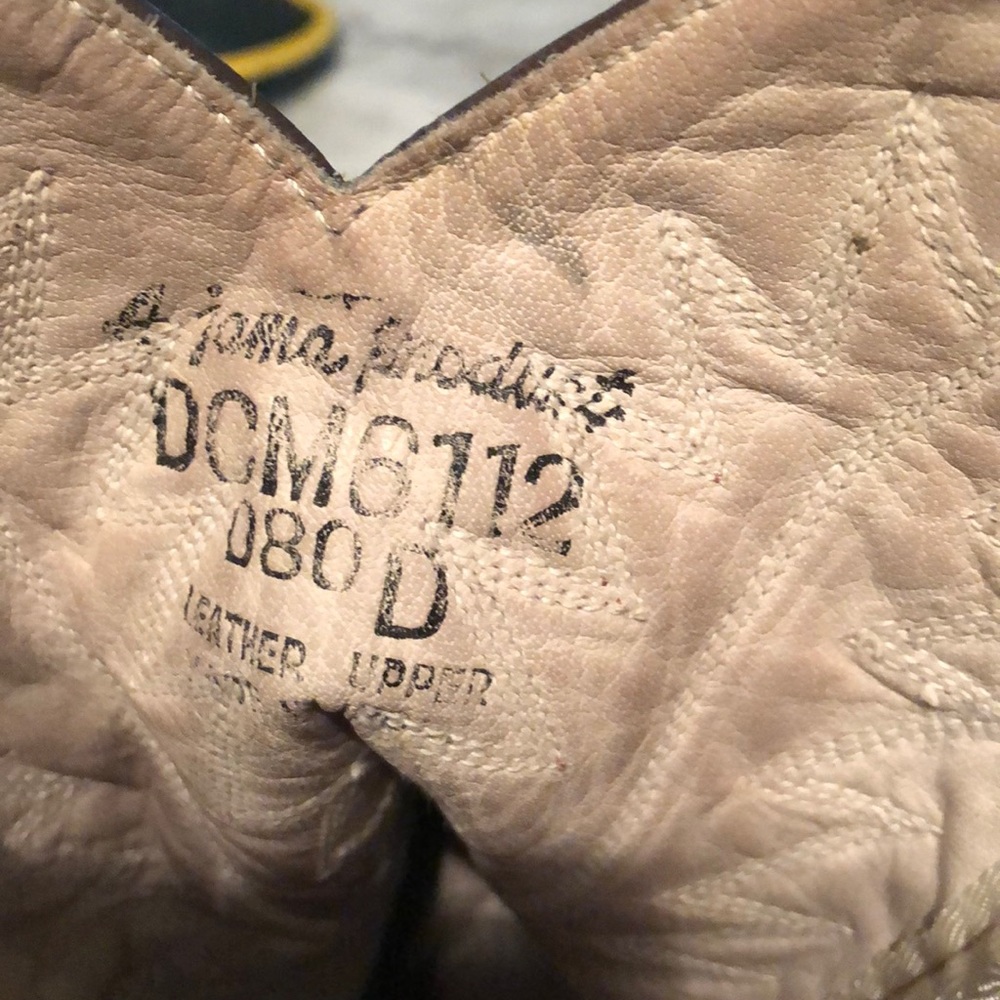 Woman’s cowboy boots